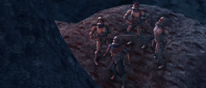 Rex and the other clones look at Rishi station.