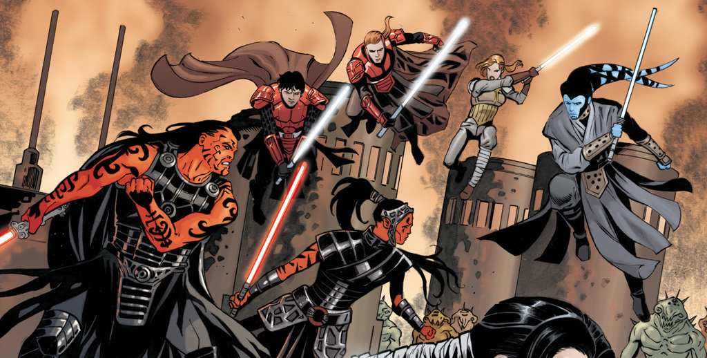 Draco, Krieg, Azyln Rae, and Jedi Knight Shado Vao ambush the Sith on Had Abbadon.