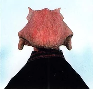 The back of the original "Starfish" maquette by Chris Walas