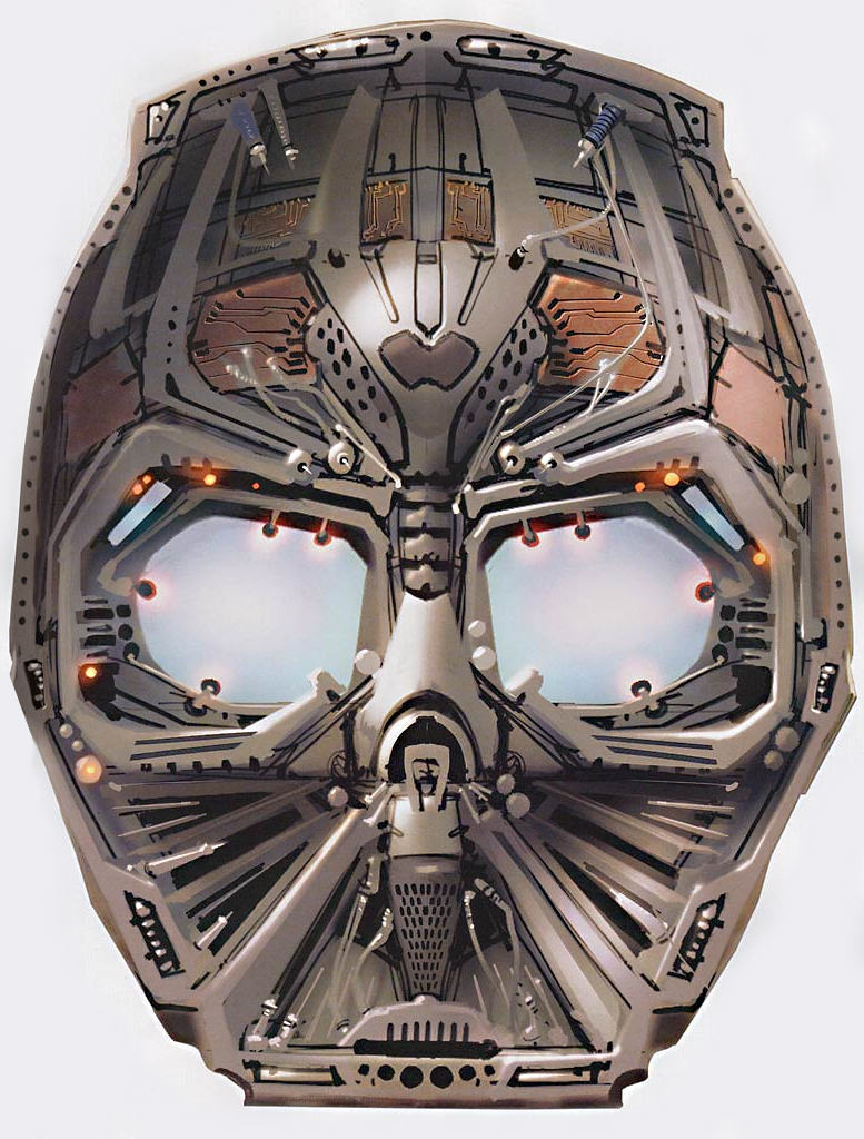 The inside of Vader's mask