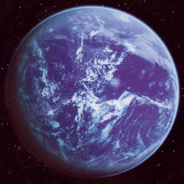 The planet Kamino, home of the mythical aiwha and his pod