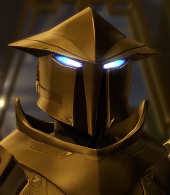 The armor of a Knight of Zakuul included a helmet