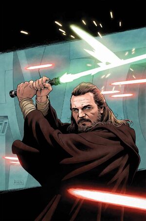 Qui Gon Jinn's funeral  Star wars canon, Jinns, Star wars