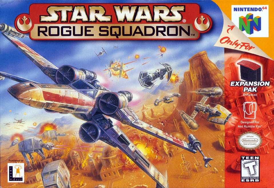 Star Wars Rogue Squadron N64 box cover