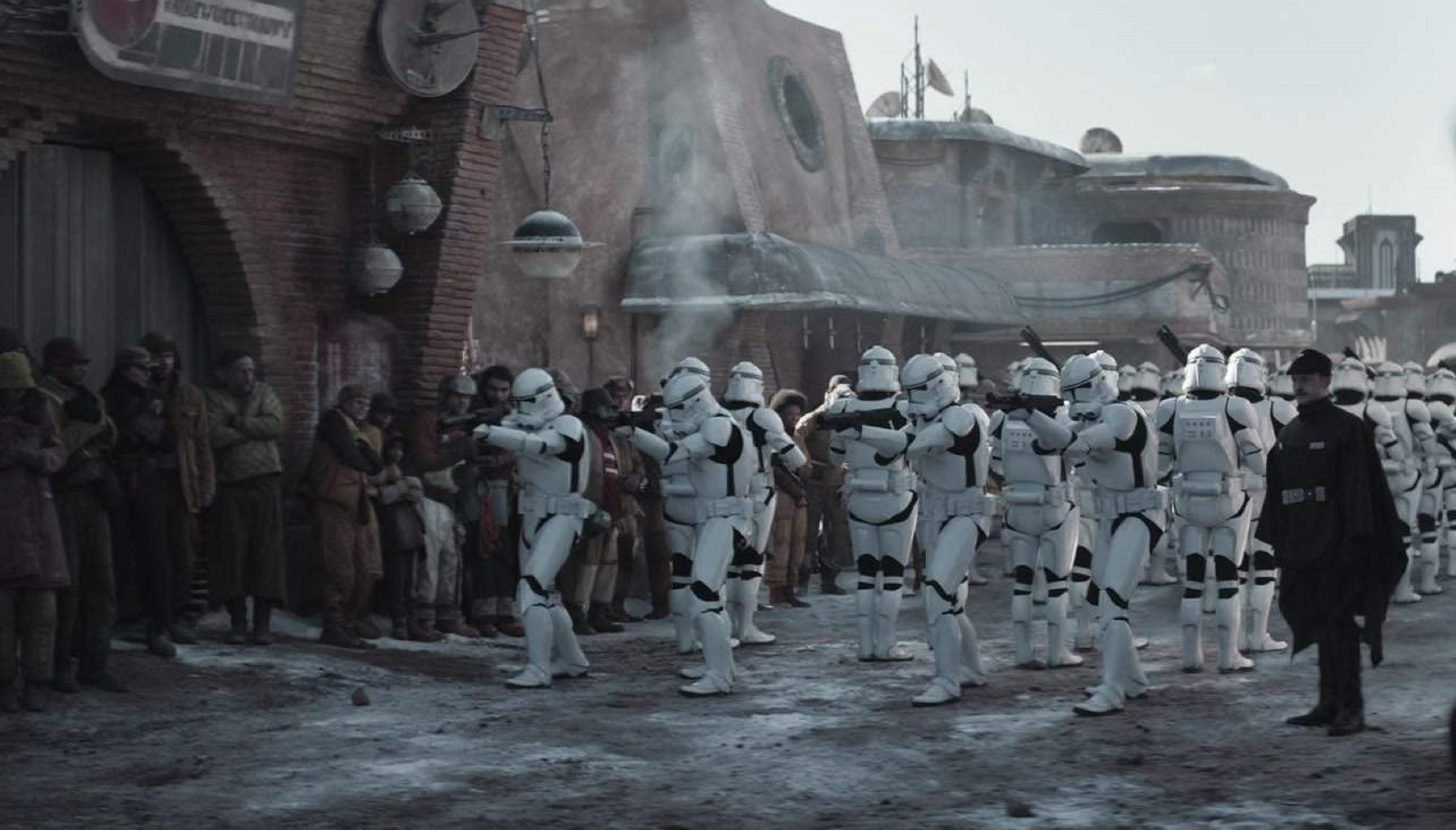 The regiment's clone troopers targeted a crowd of civilians who protested against the Imperial occupation of Ferrix.