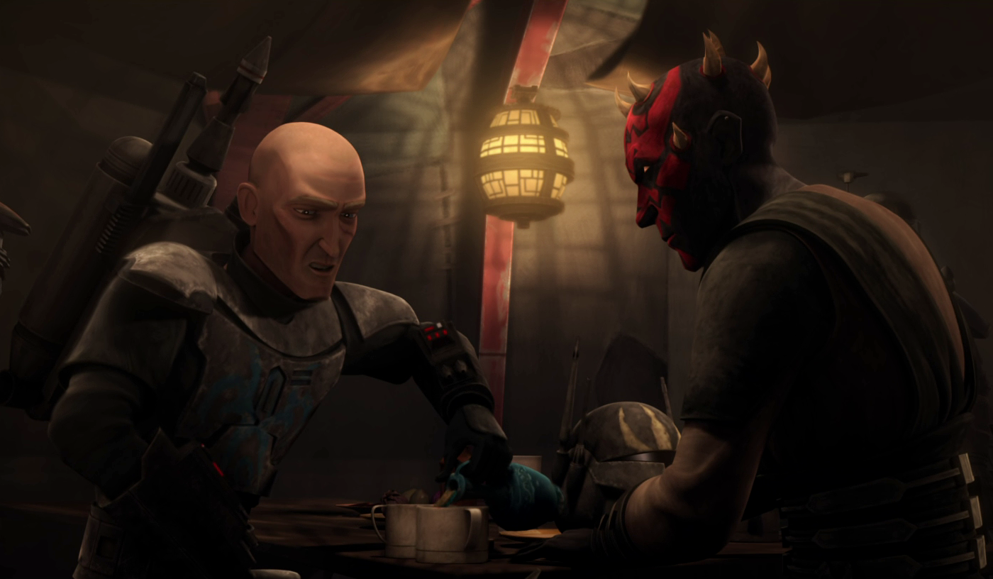 The Mandalorian Death Watch formed an alliance with the renegade Sith brothers Maul and Savage Opress in a bid to take over Mandalore.