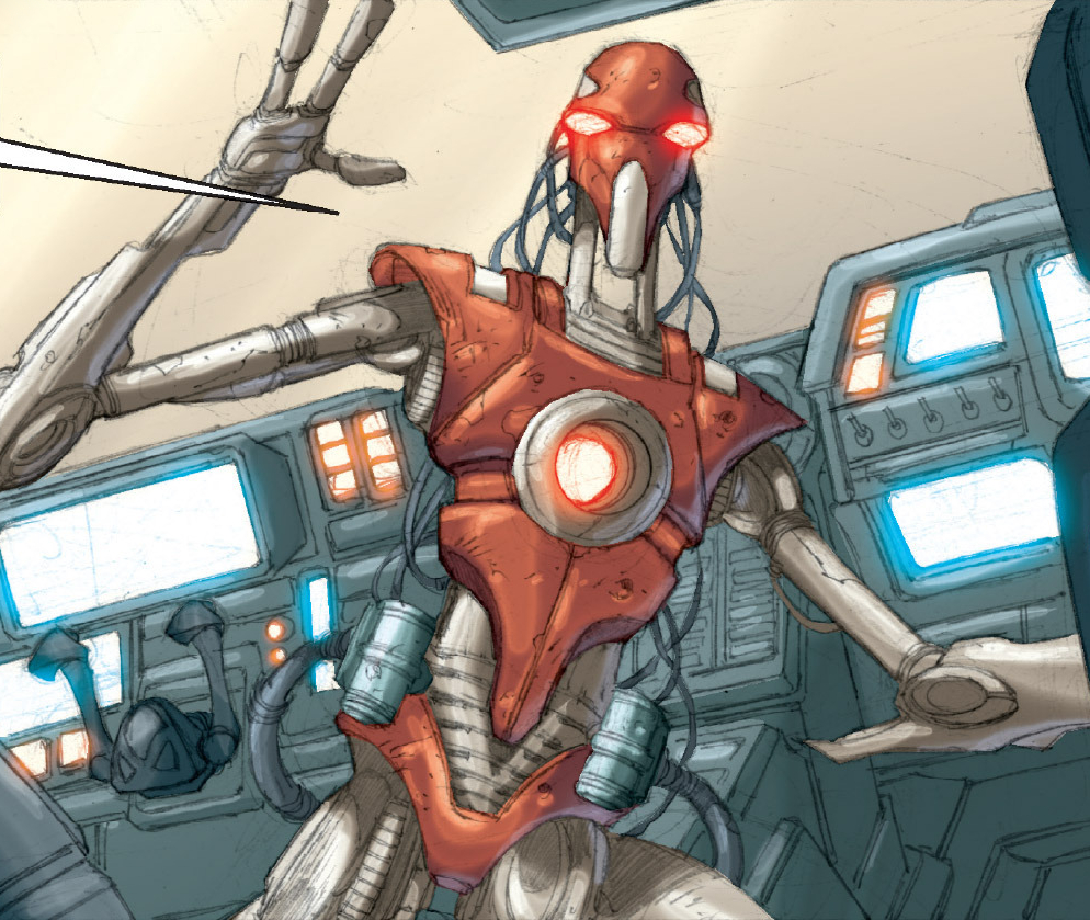 Durge's pilot droid appearance in Common Appearance