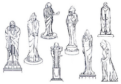 Faya Yanjon statue concepts