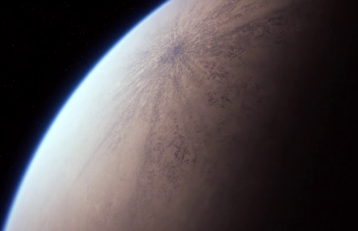 The planet Jakku (pictured) was set to hold the final showdown between the Galactic Empire and New Republic.