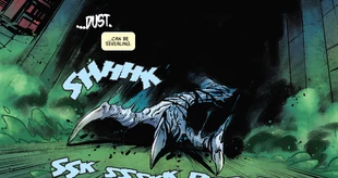 The claws of an approaching member of the Nameless