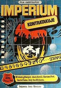 Plakat promujący film Imperium Kontratakuje w  w .