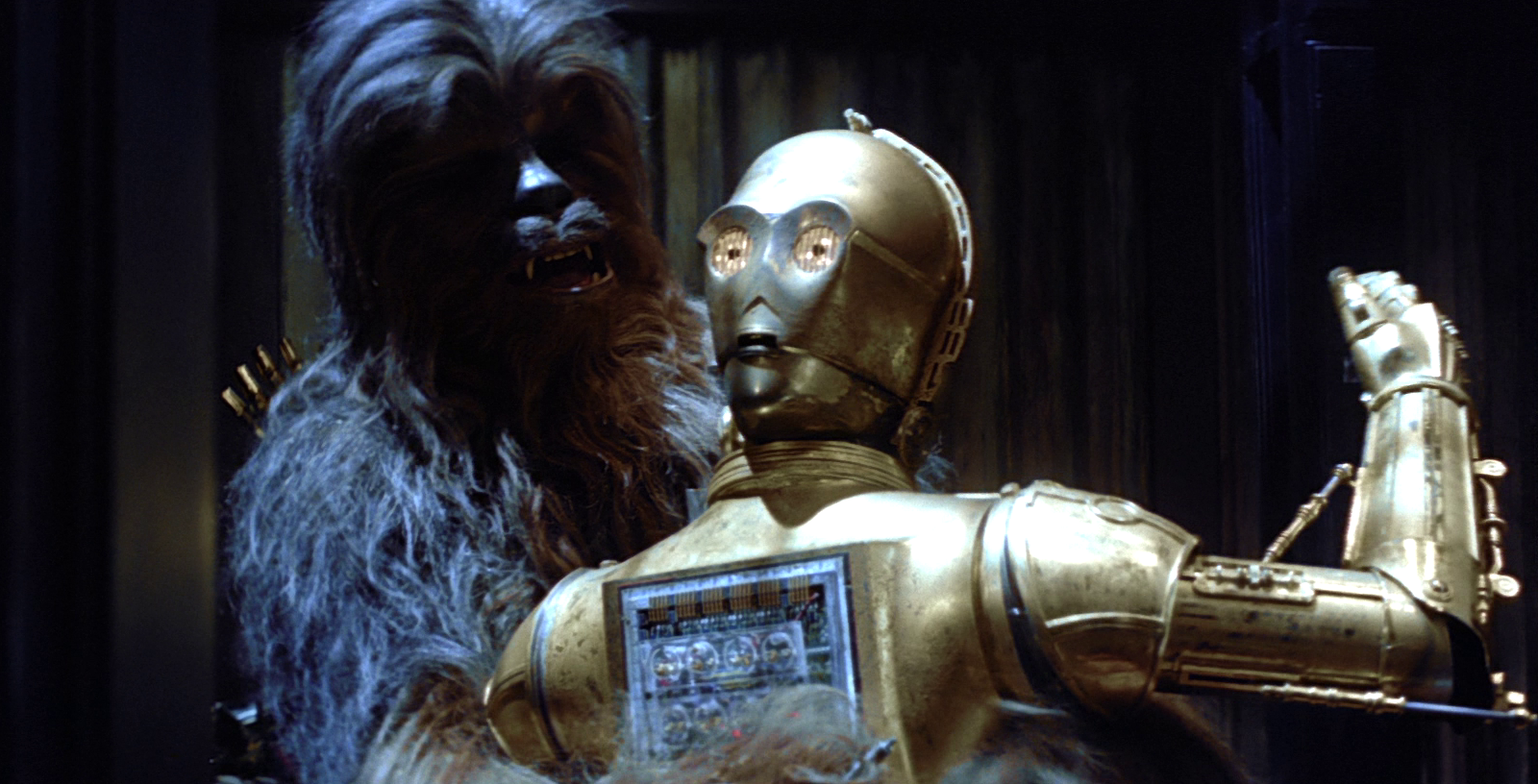 "Why, I'm backwards!" (C-3PO, on Cloud City)