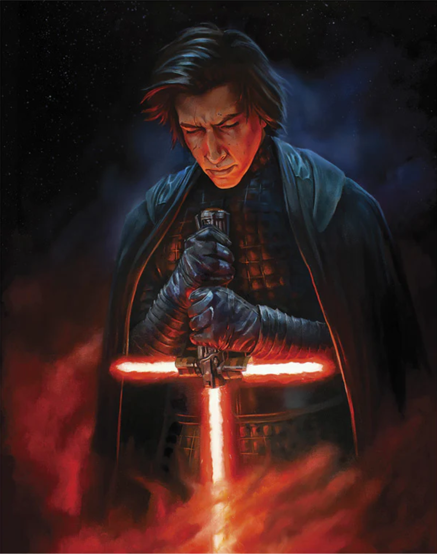 Following the Starkiller crisis, Ren continued to wield the lightsaber that killed his father.