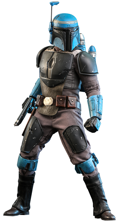 Axe Woves in his Mandalorian armor