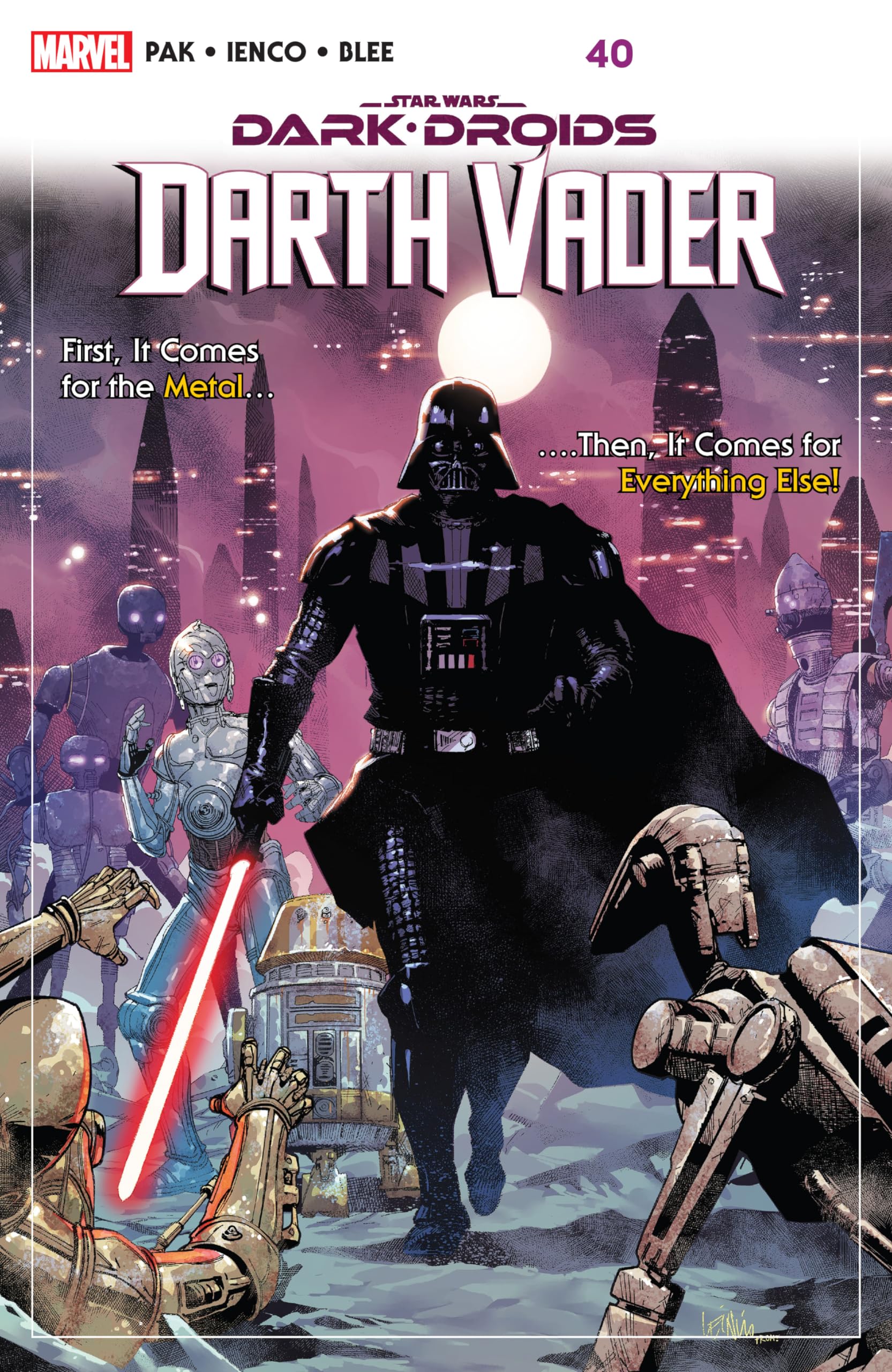 Darth Vader (2020) 40 appearance in Common Appearance