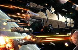 Admiral 's defense of Alsakani colonies in the  during the .