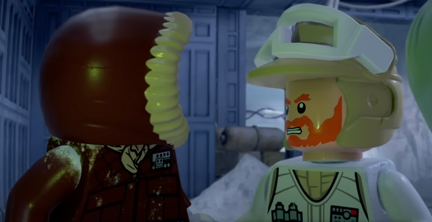 Tigran Jamiro (right) in LEGO Star Wars: The Skywalker Saga