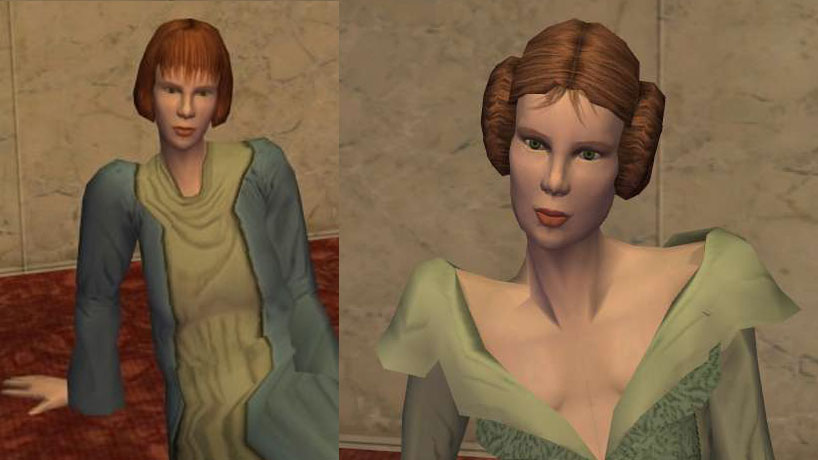 Two randomly-generated depictions of Mia Zaprin.