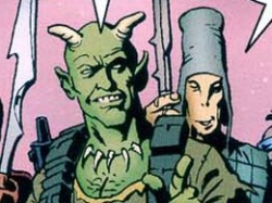 Unidentified green bounty hunter appearance in Common Appearance