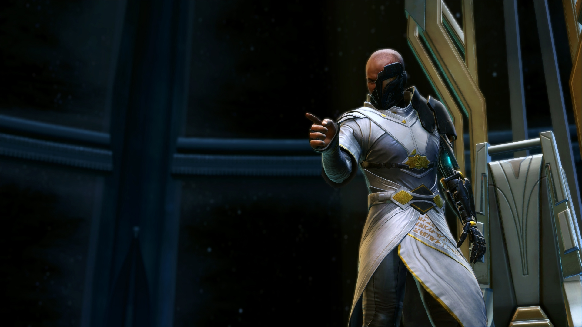 Arcann orders Vaylin to bombard five worlds in relatiation for the attack on Overwatch.