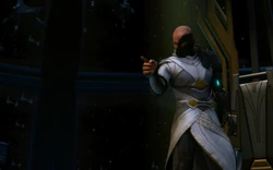 Arcann orders Vaylin to bombard five worlds in relatiation for the attack on Overwatch.