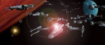 Battle of yavin in oil by viperaviator-d39r2u0