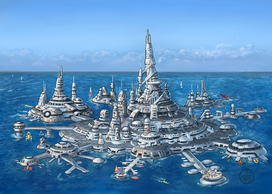 A Mon Calamari city