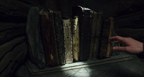 Rey finds books