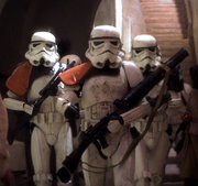 Zeta Squadron marches toward Docking Bay 94.