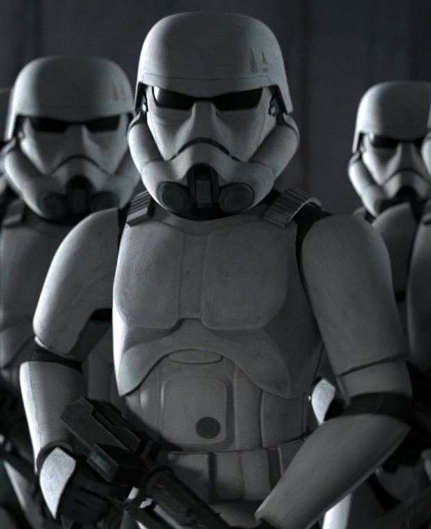 TK stormtroopers, non-clone human recruits active in 18 BBY.