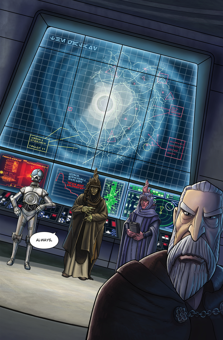 Argente and Kee inform Count Dooku of the plan's success