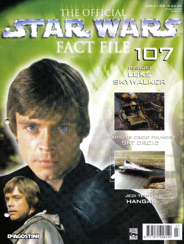 The Official Star Wars Fact File 107 appearance 