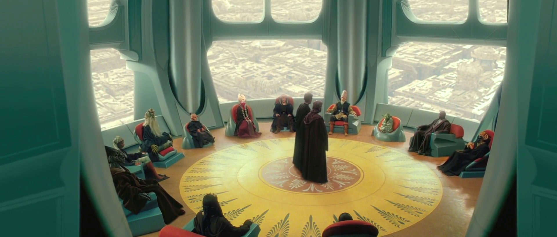 Despite their efforts to maintain peace, Piell and the Council were unable to prevent the start of the Clone Wars.