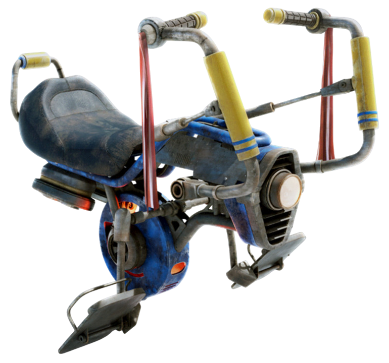 Neel's hoverbike appearance 