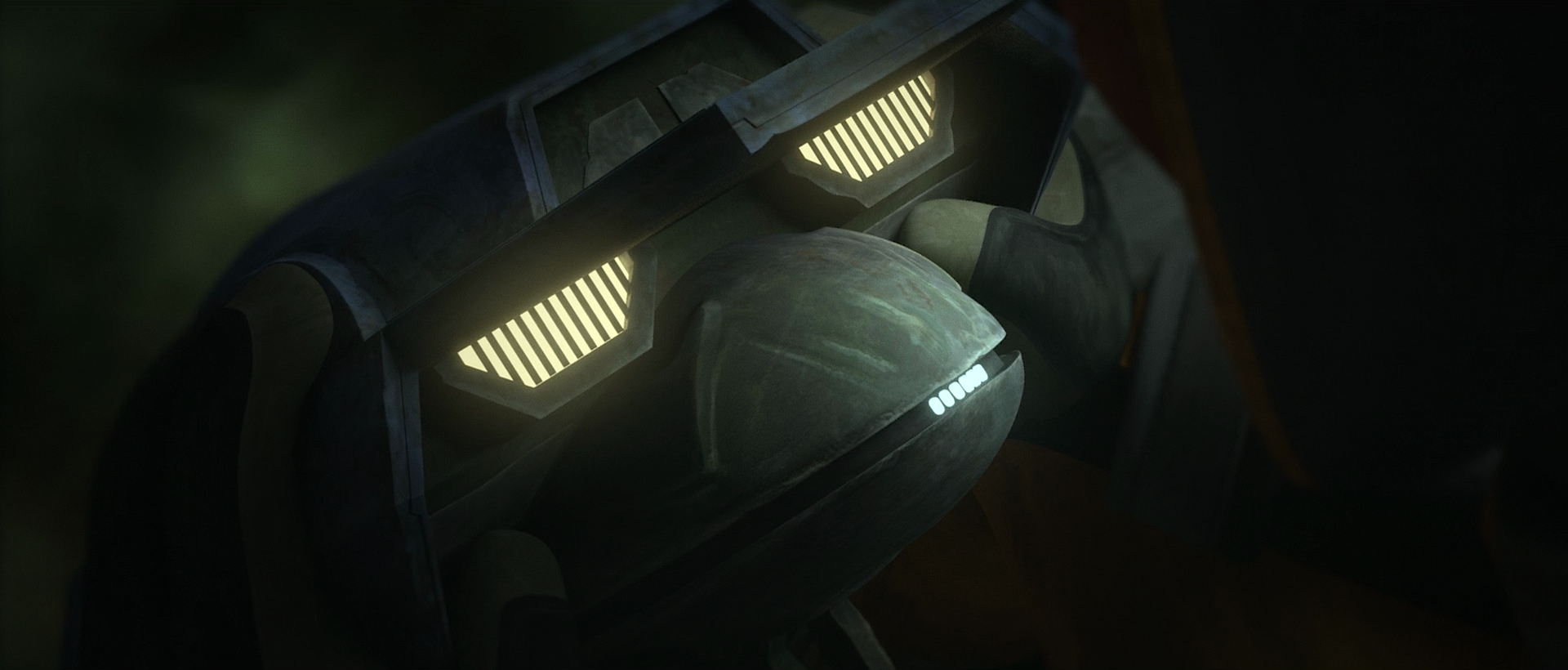 The head of a T-series tactical droid sought by the Martez sisters and Clone Force 99.