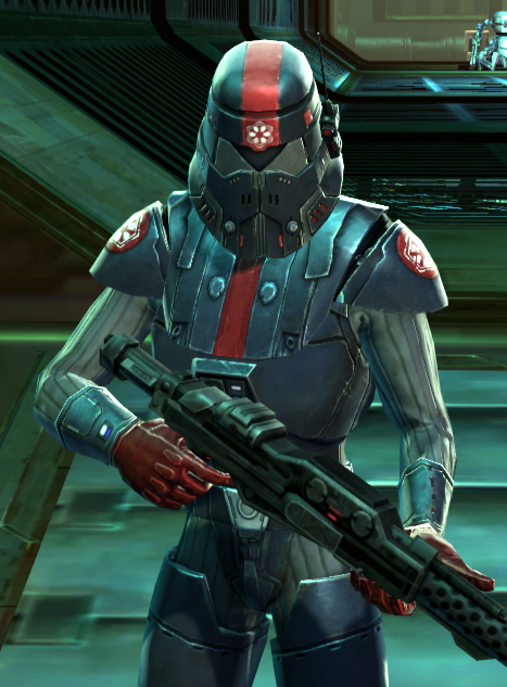 Sith Trooper of the Imperial Army stationed on Balmorra.