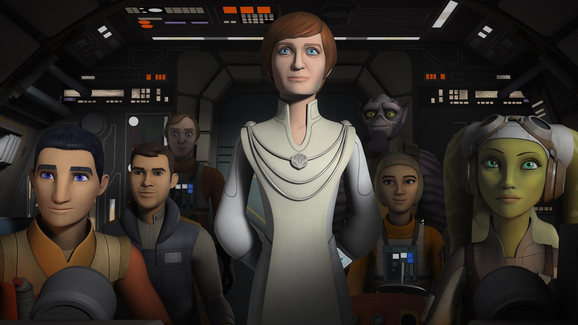 Zeb and other Ghost crew members helped Mon Mothma on her journey to Dantooine.