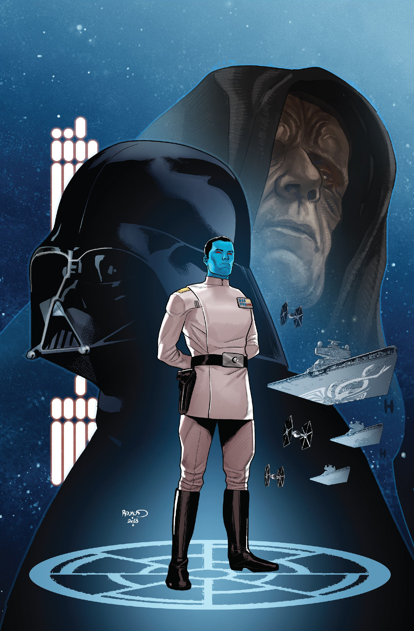 Kimmund accompanied Grand Admiral Thrawn and Vader on a mission for Emperor Palpatine.