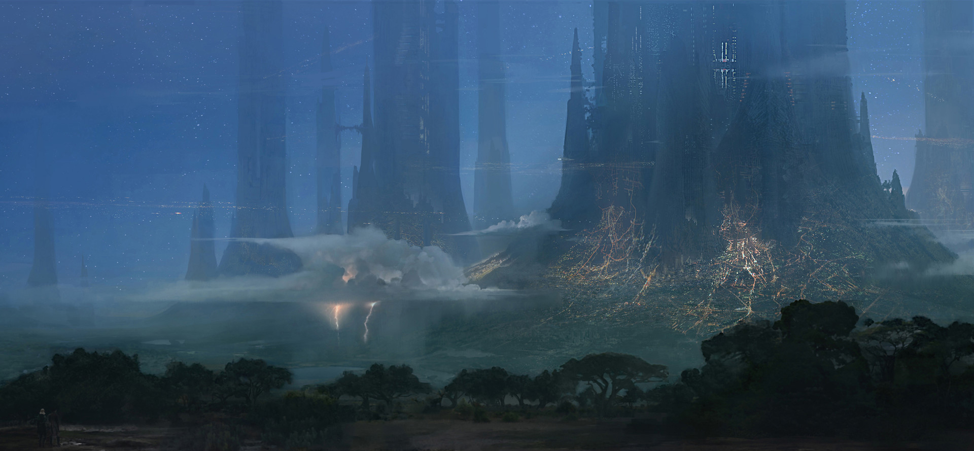 The Old World seen from the surface of Zakuul