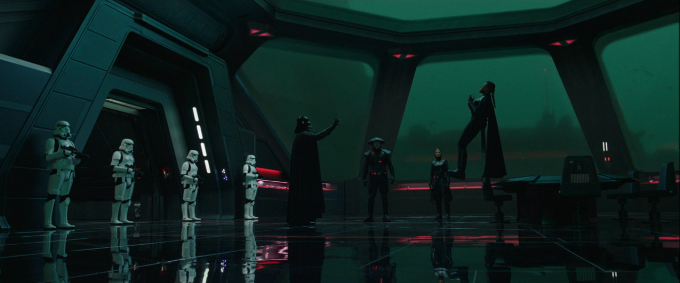 The Fourth Sister was present when Lord Vader reprimanded the Third Sister for her failure.