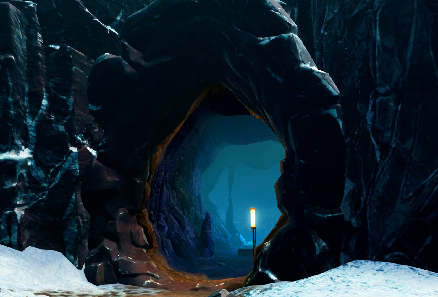 Deep caverns appearance 