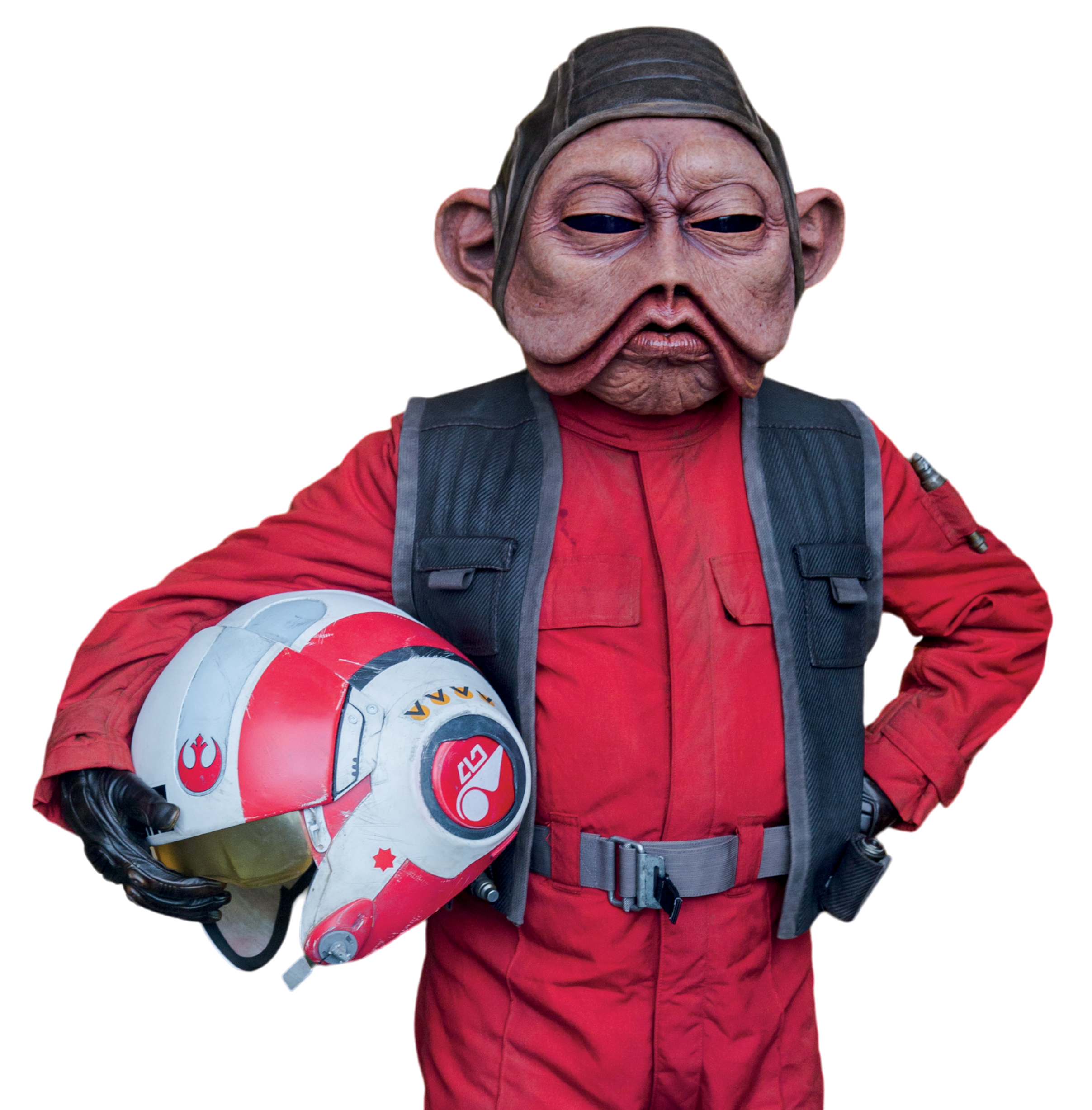 Nien Nunb in his pilot gear for the Resistance.