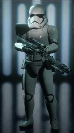 First Order stormtrooper sniper appearance in Common Appearance