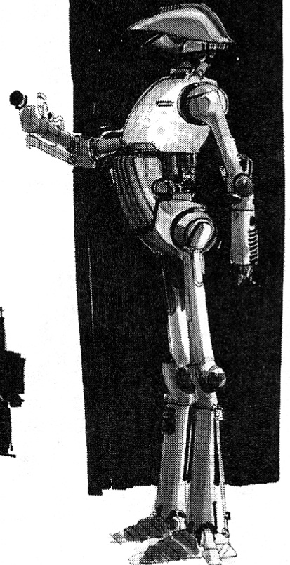 K-Series spaceport control droid appearance 