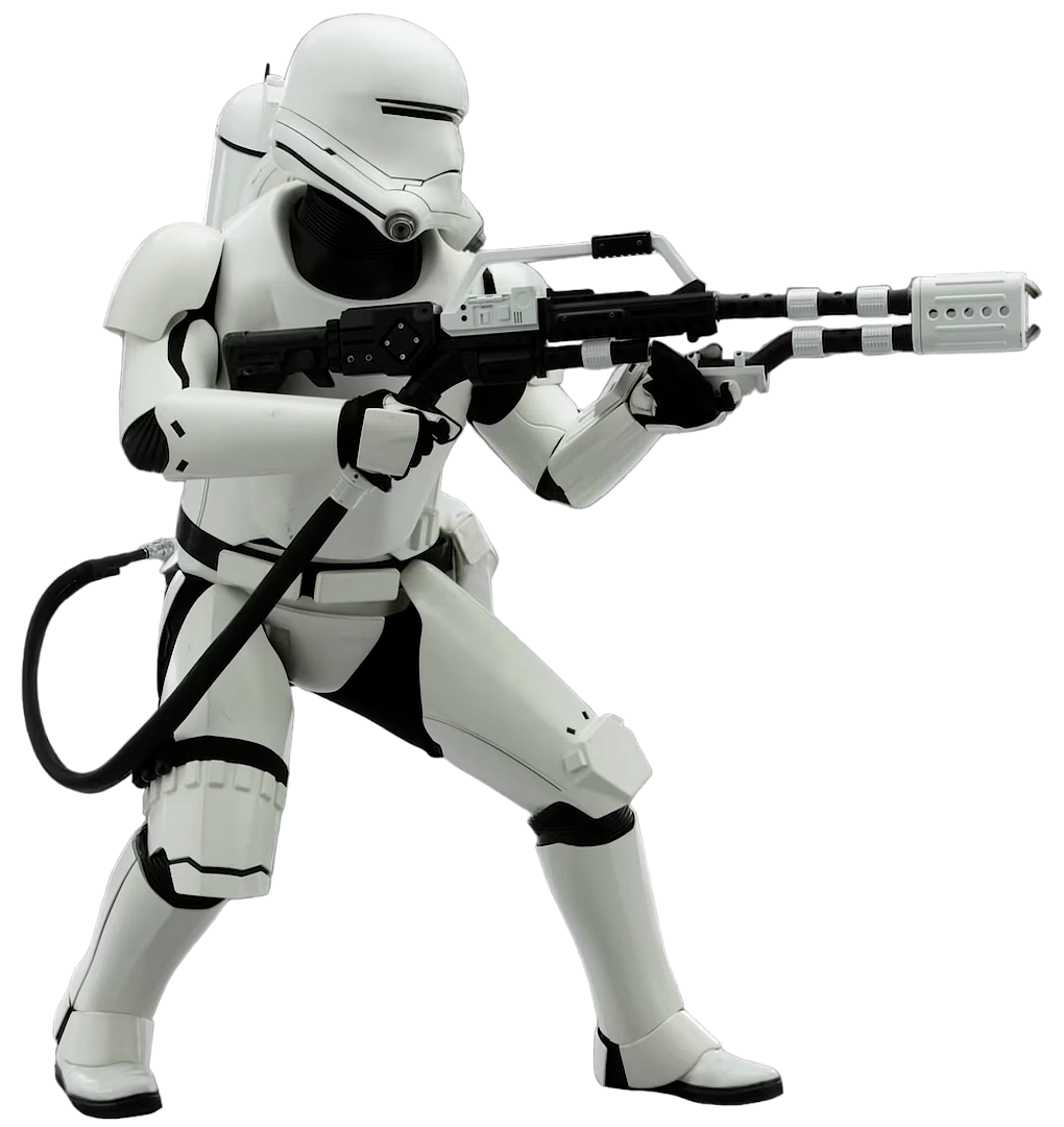 A flametrooper armed with a D-93 Incinerator flamethrower