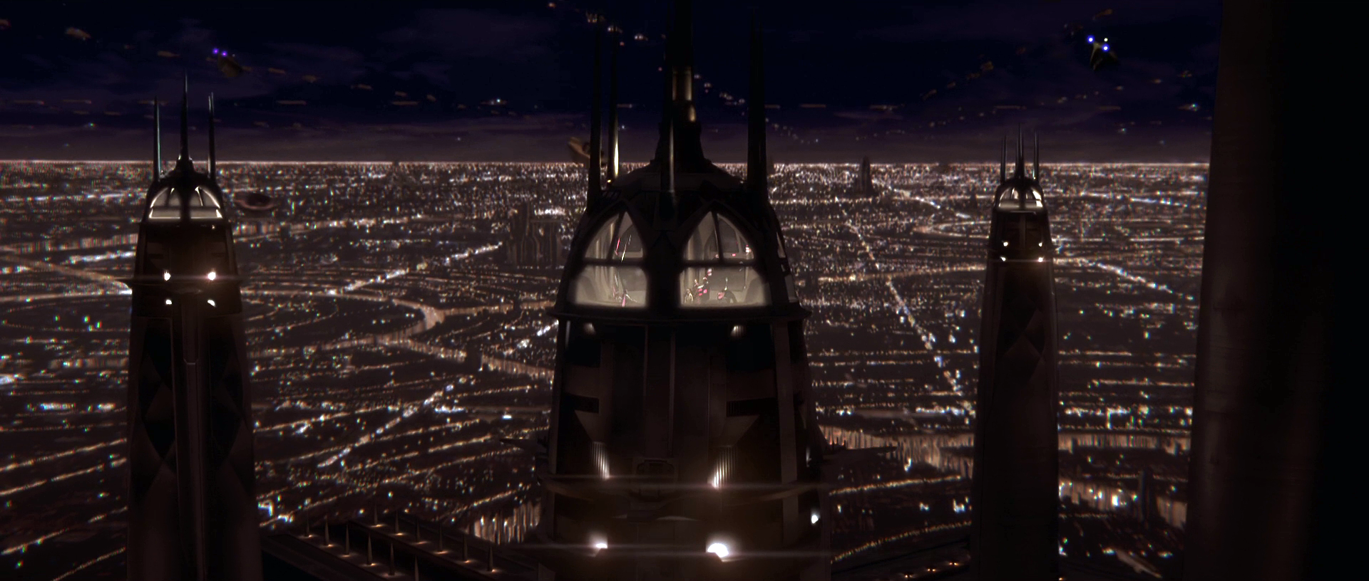 The Jedi Council Chamber was located in the High Council Tower of the Jedi Grand Temple on Coruscant.