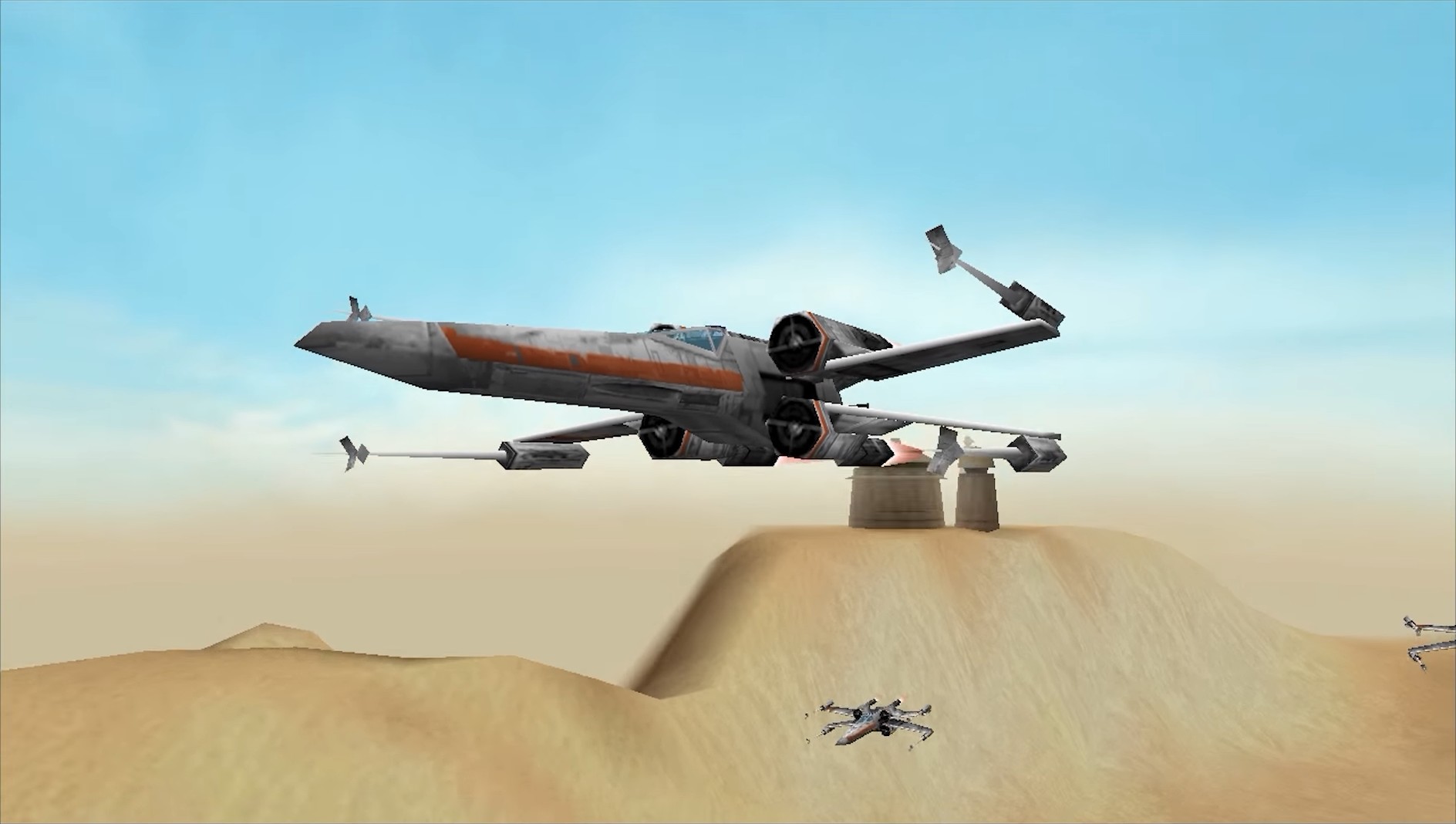 Rogue Squadron patrolling the Dune Sea.