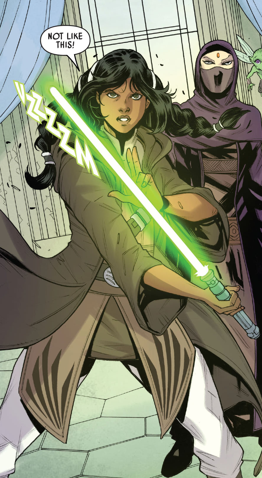 Oliviah Zeveron's lightsaber appearance in Common Appearance