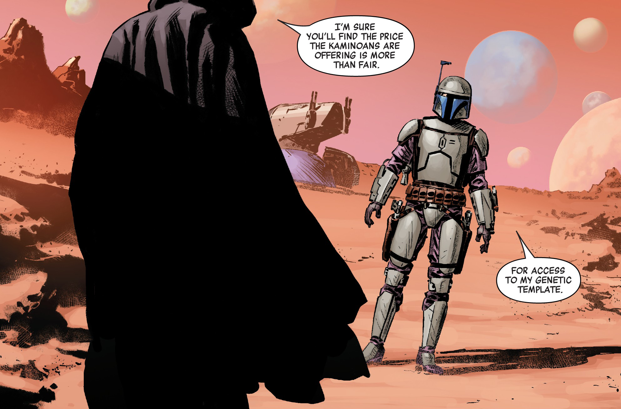 The Sith chose a bounty hunter, Jango Fett, to be the template of a clone army.