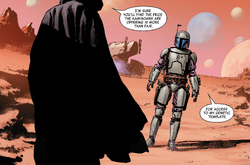 Jango Fett meets with Dooku